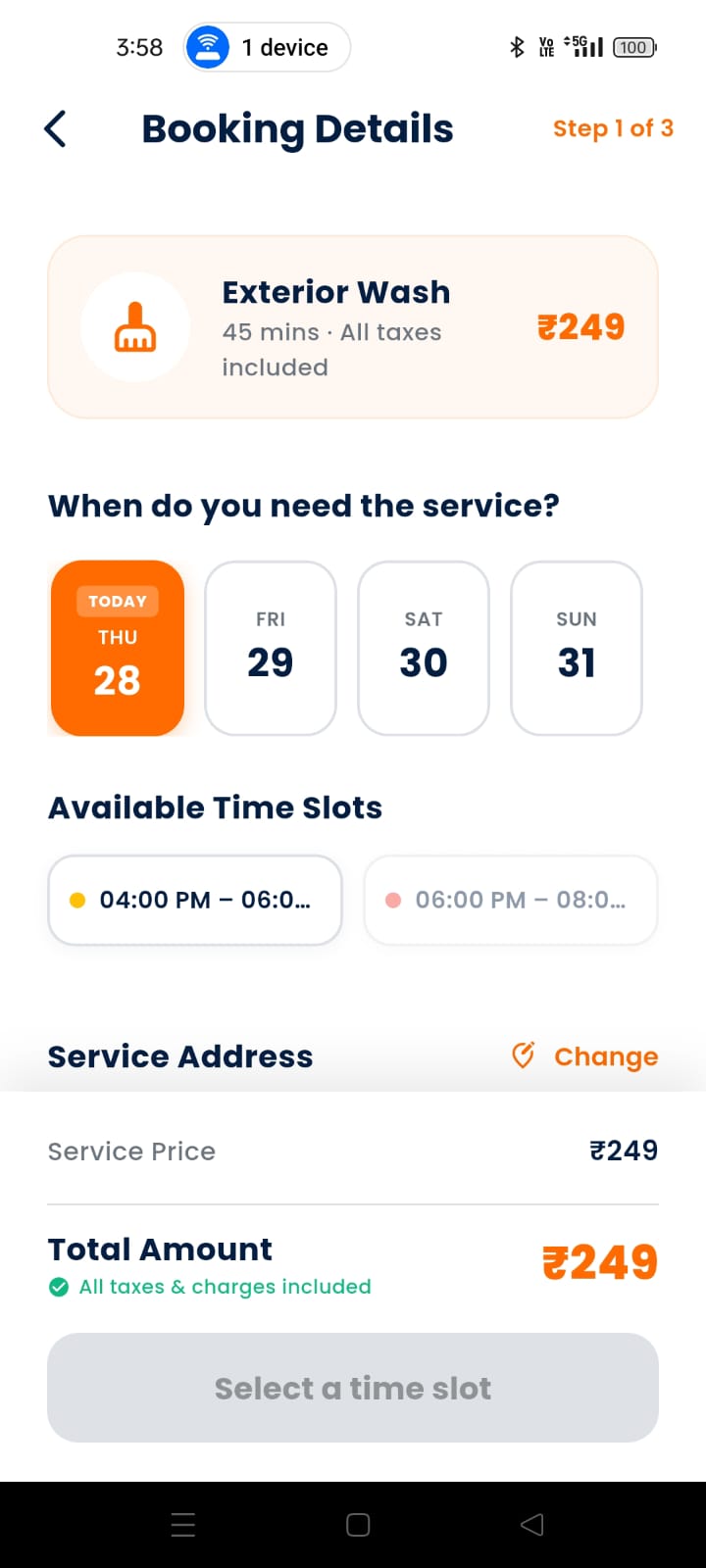 Kleen App Booking Confirmed